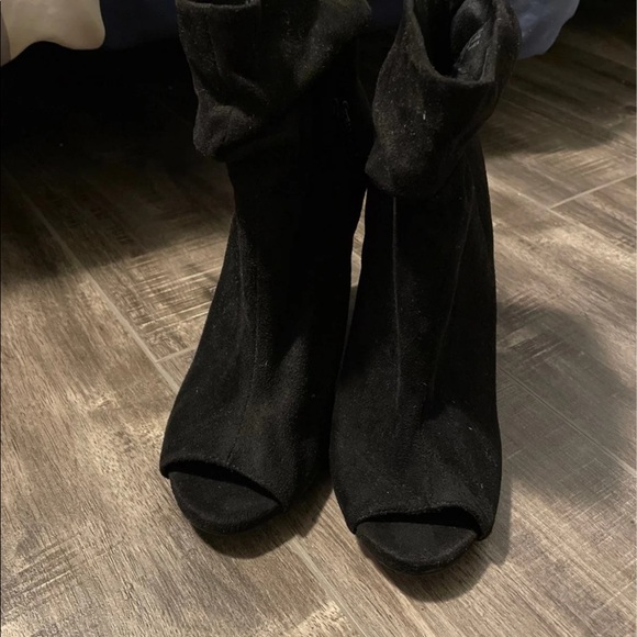 Peep Toe Booties - Picture 2 of 6